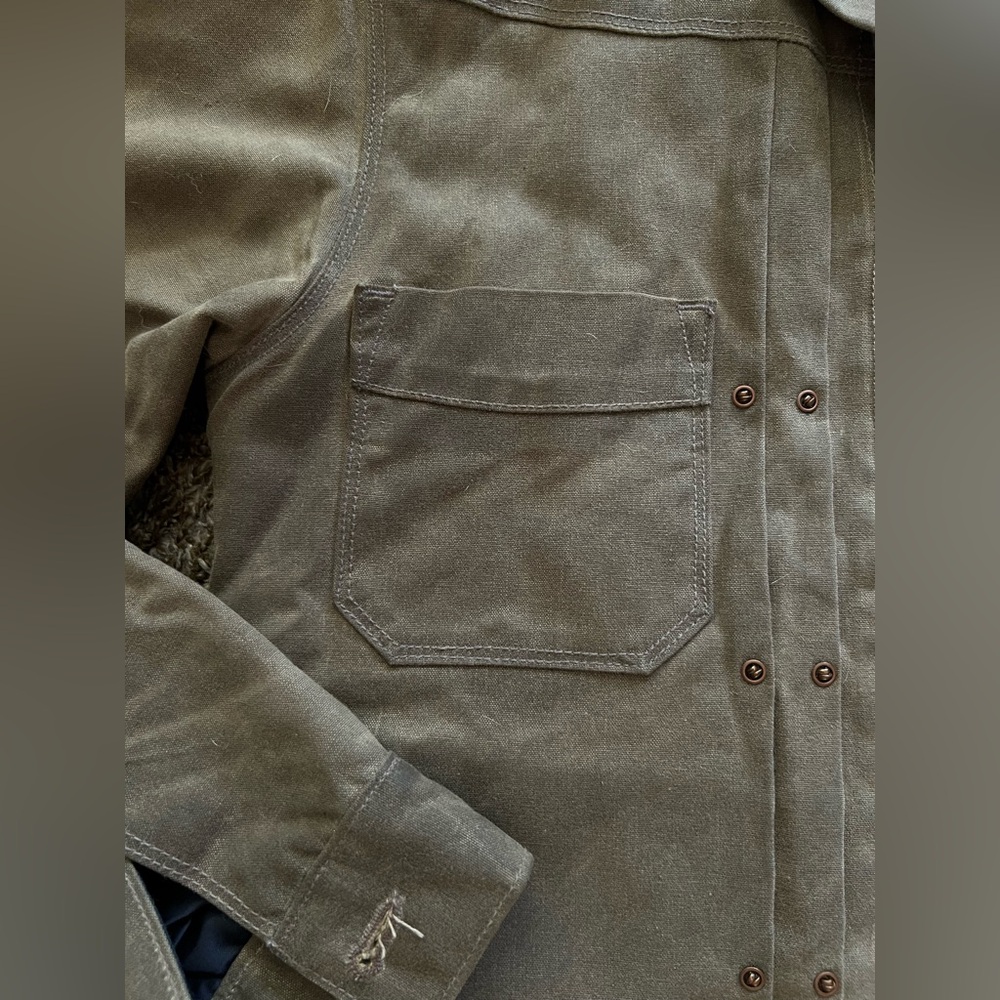Freenote Cloth San Juan Capistrano Riders jacket waxed canvas tobacco Men Small - Picture 6 of 14